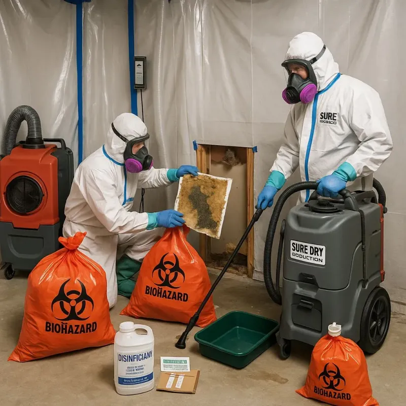 Contaminated Water Handling Protocols process in Coats, NC